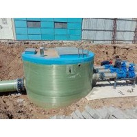 吉林污水提升预制泵站生产|河北妍博环保加工玻璃钢一体化泵站