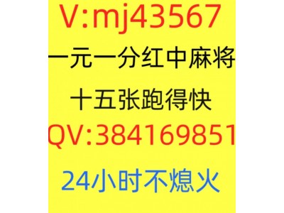 （365天咨询）免押金一元一分红中跑得快麻将（竞技/游戏）