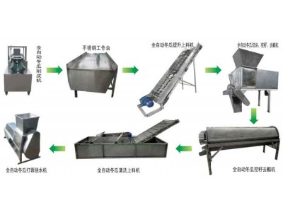 冬瓜蓉加工机器 全自动冬瓜蓉生产线厂家价格