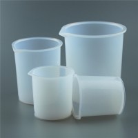 500mlPFA塑料烧杯进口特氟龙材质耐高温弧口设计易倾倒