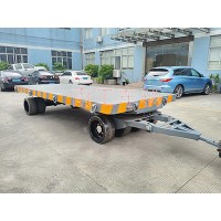 25吨重型平板拖车 重型牵引环工具拖车