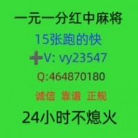 《两秒推荐》广东红中麻将一元一分《2024》